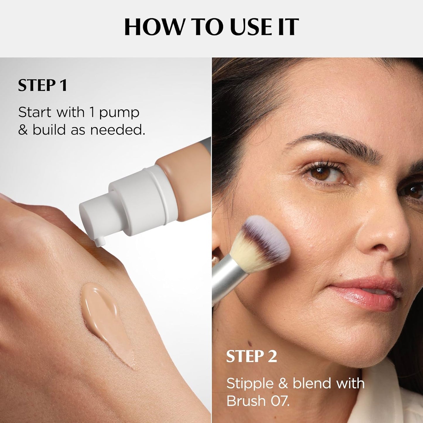 IT Cosmetics CC+ Cream - Natural Full Coverage Foundation with SPF 50+ | Anti-Aging Hydrating Serum, Lightweight, 24H Wear
