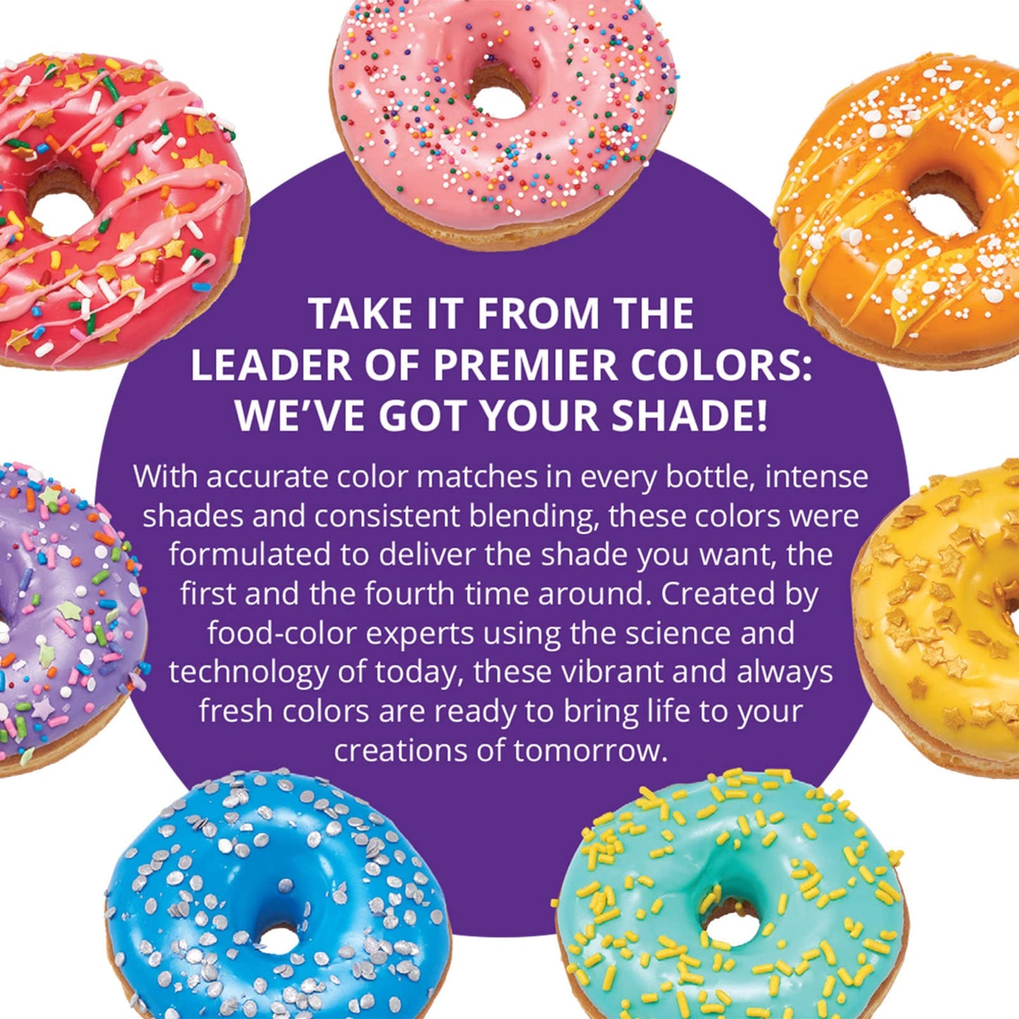 DecoPac Neon Bright Orange Airbrush Color, Orange Food Colouring, Food Safe, Orange, 8 oz