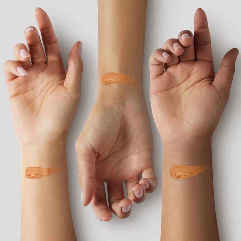 YENSA Super Serum Silk Foundation - Hydrating, Full Coverage Foundation with Vitamin C & Bakuchiol Oil - Blurs Imperfections & Evens Skin Tone - Korean Skin Care Makeup - Tan 1 (1 oz)