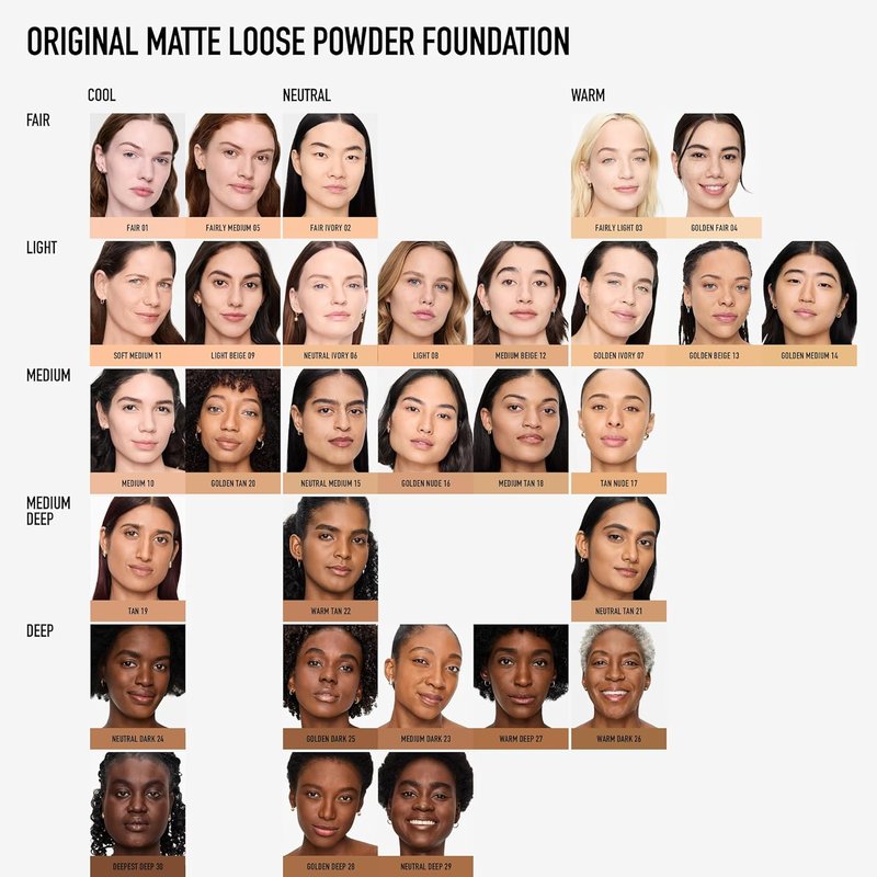 bareMinerals Original Matte Loose Powder Foundation - SPF 15, Sheer-to-Full Coverage, Dermatologist-Tested for Sensitive Skin