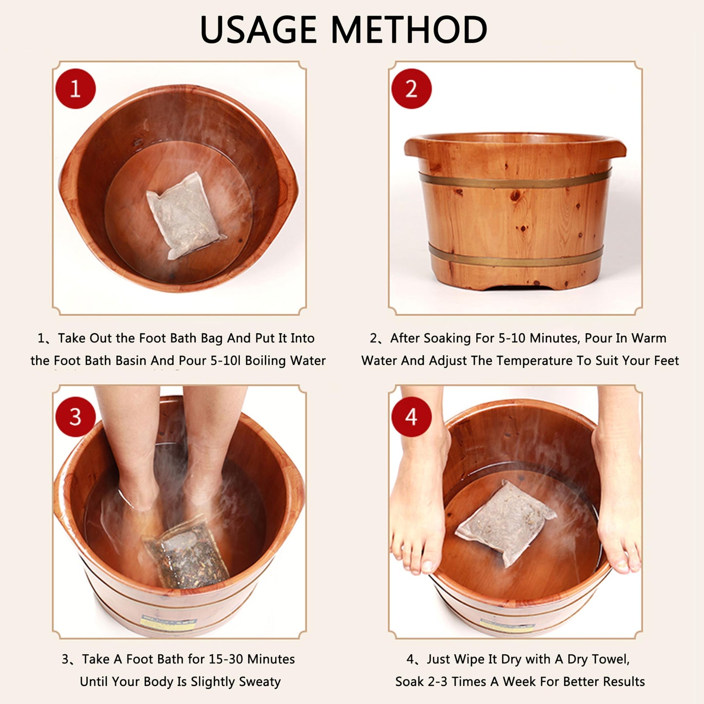 30 PCS Body Herbal Detox Foot Soak to Remove Toxins,Lymphatic Drainage Ginger Feet Soak,Mugwort Foot Detoxing Soak for Dry Cracked Feet Dispel Cold Remove Dampness 泡脚足浴包艾草叶
