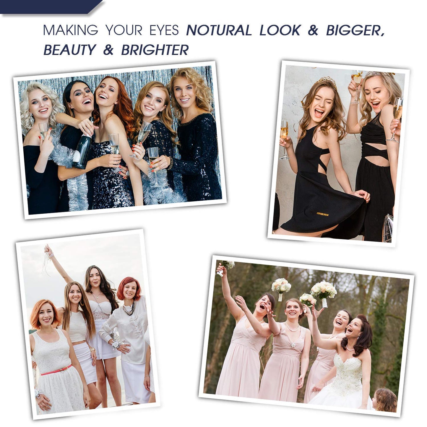 7C SevenCrown 10 Pairs Magnetic Eyelashes Magnetic Lashes with Applicator.Upgraded 4 Tubes of Liner Waterproof, Long Lasting, 3D Natural Look,Reusable False Faux Lashes Easy to Apply.