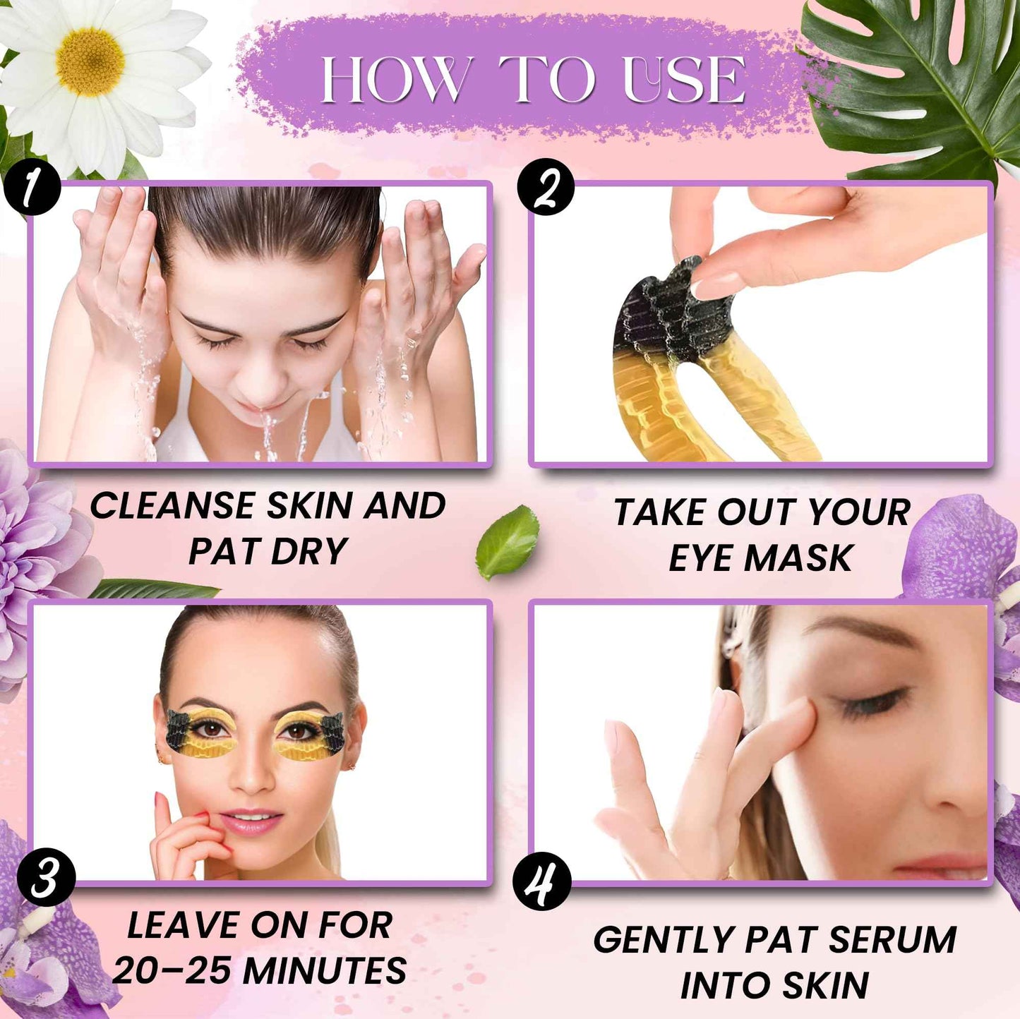 NixFlex Under Eye Patches – 20 Pairs Collagen & Hyaluronic Acid Eye Masks for Dark Circles, Puffiness & Wrinkles | Hydrating, Firming, Anti-Aging, Vegan & Sensitive Skin Friendly