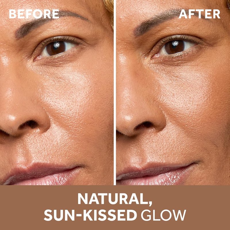 Soft Glow Cream Bronzer - Blendable Lightweight Formula for Natural Sun-Kissed Glow | Medium (1.26 Oz)
