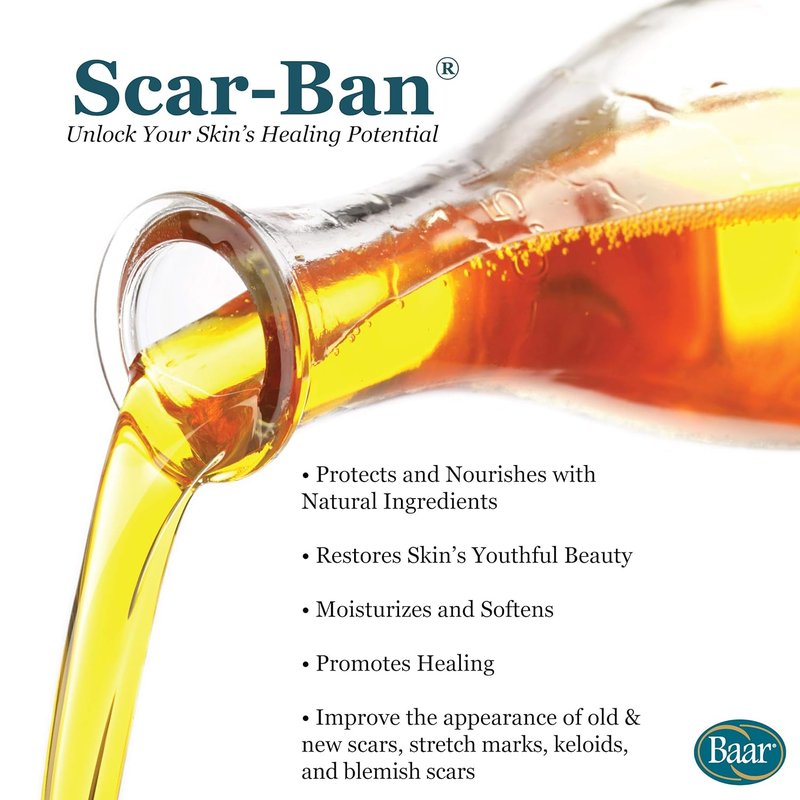 Scar Ban - Effective Scar Treatment Gel | 8 oz Pump for Fast Healing
