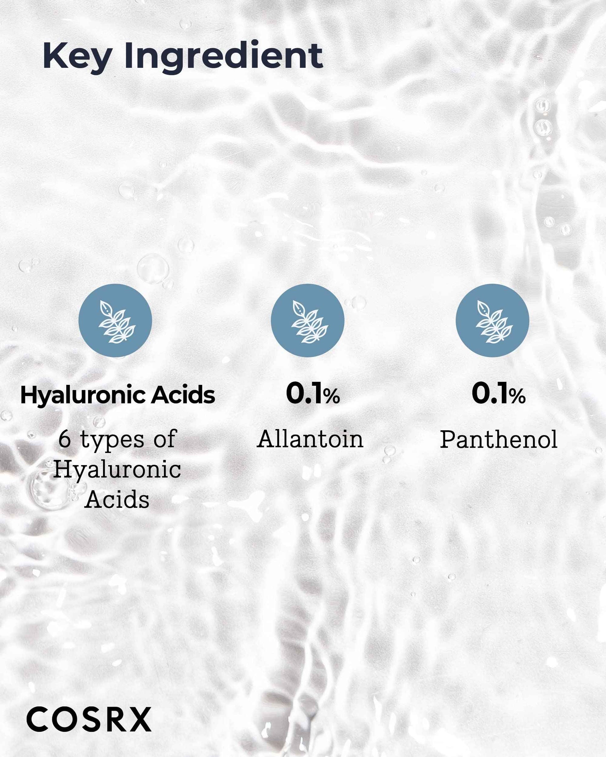 COSRX Hydrium Watery Toner, 150ml / 5.07 fl.oz | Hyaluronic Acid Moisturizing Korean Toner | Hyaluronic Acid, Allantoin, Panthenol | Korean Skin Care, Not Tested on Animals, Paraben Free