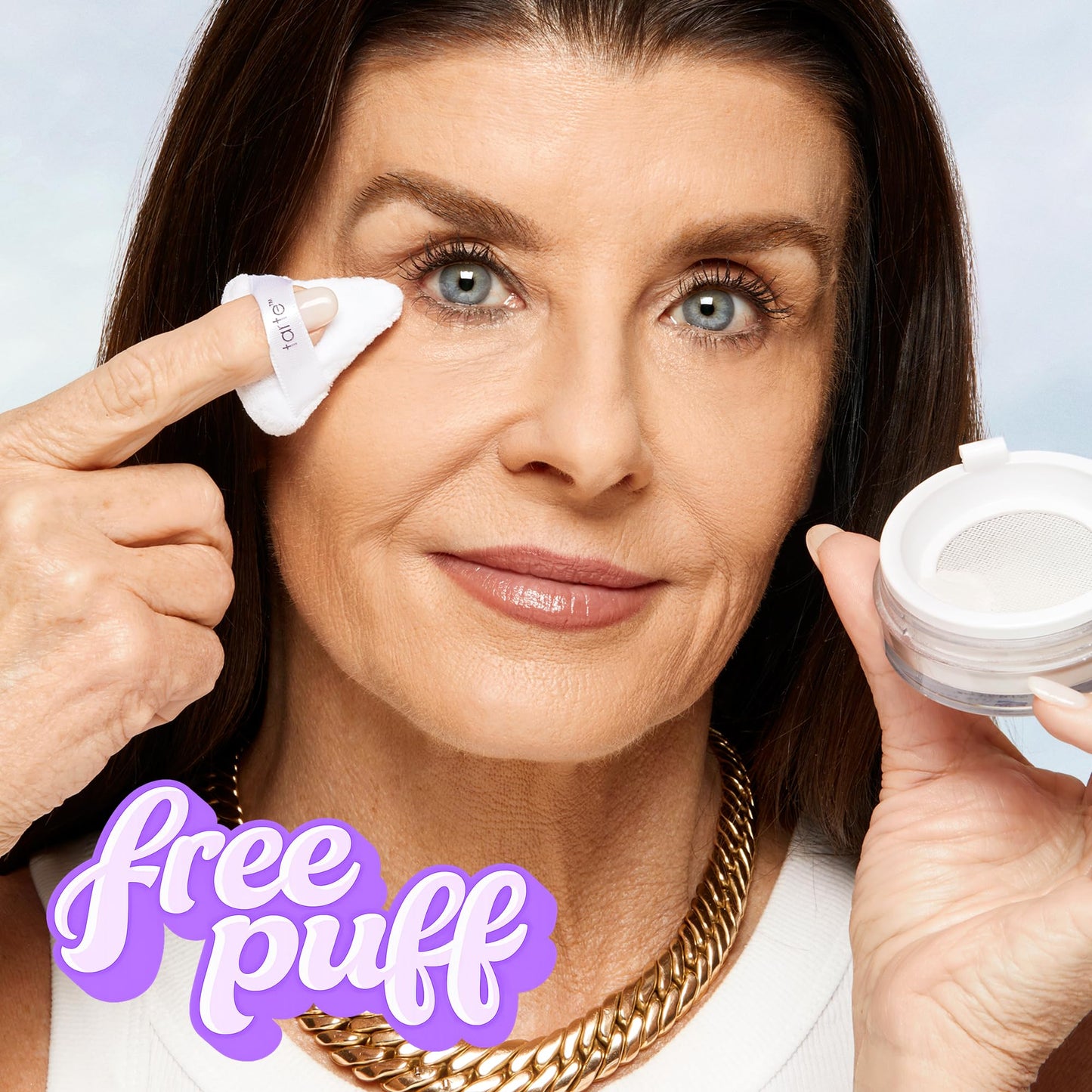 tarte creaseless setting powder – Loose Face Powder, Lightweight Oil-Absorbing Formula for Longwear Finish, Vegan & Cruelty-Free, full size, honey