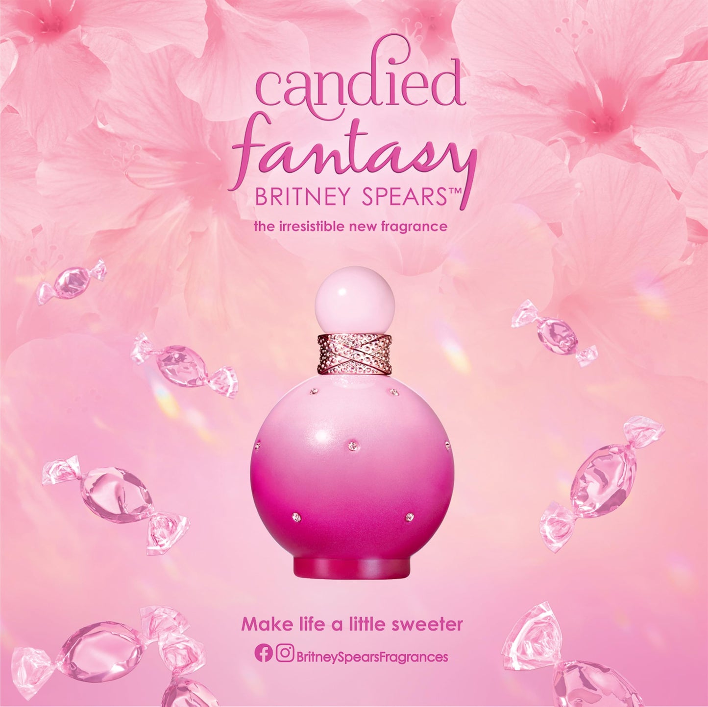 Britney Spears™ Candied Fantasy, Eau De Toilette EDT Spray for Women, 3.3 Fl Oz / 100mL