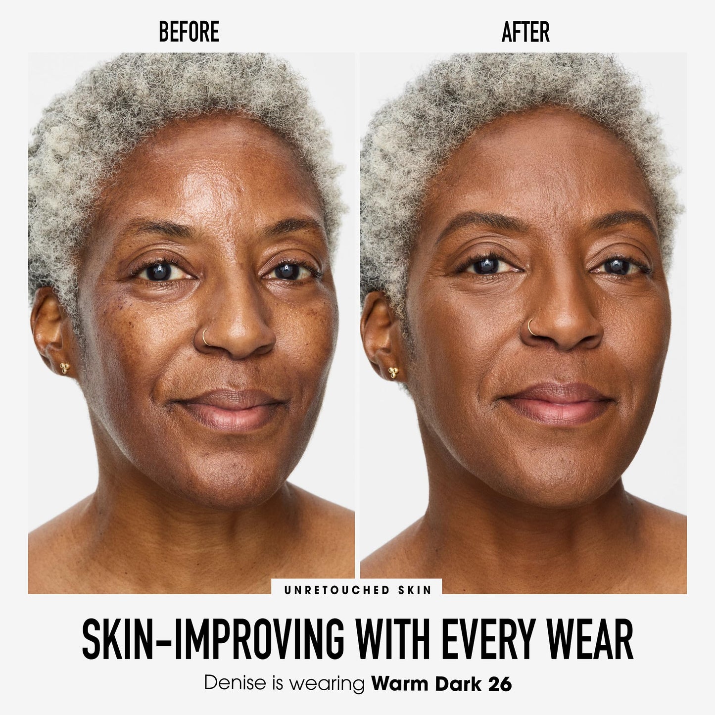 Original Loose Powder Foundation SPF 15, Warm Dark 26, Vegan, Cruelty-Free & Dermatologist-Tested