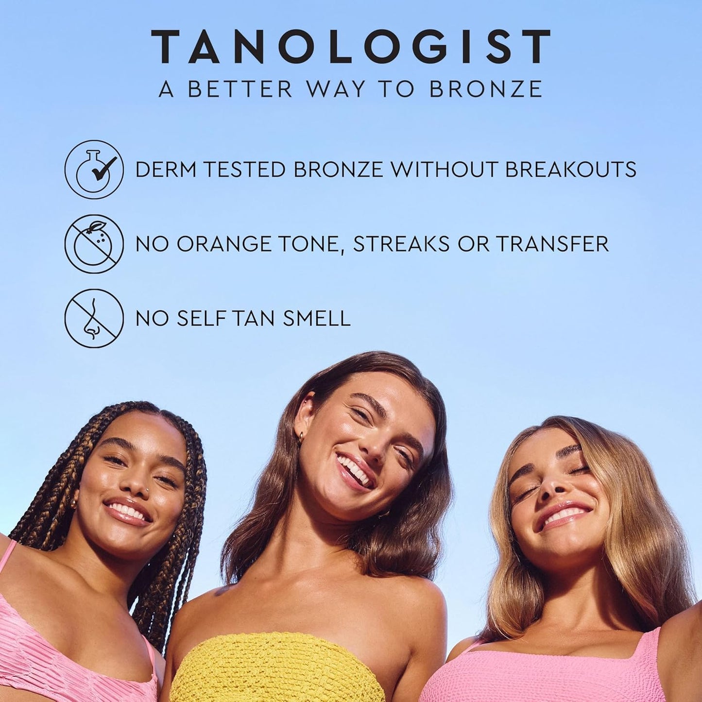 Tanologist Medium Self Tan Water - Streak-Free Tanning Mist with Natural Bronzing | 3.38 Fl Oz/100 ml