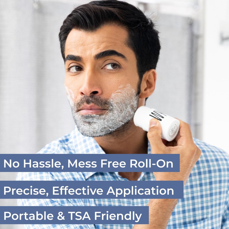 WYOS Shave Stick for Men – Hydrating Glycerin Formula for Sensitive Skin, Smooth Glide for a Close Shave, Solid Shaving Cream Stick, Hands-Free, No Mess, Leak-Proof & TSA-Friendly, 3 Pack