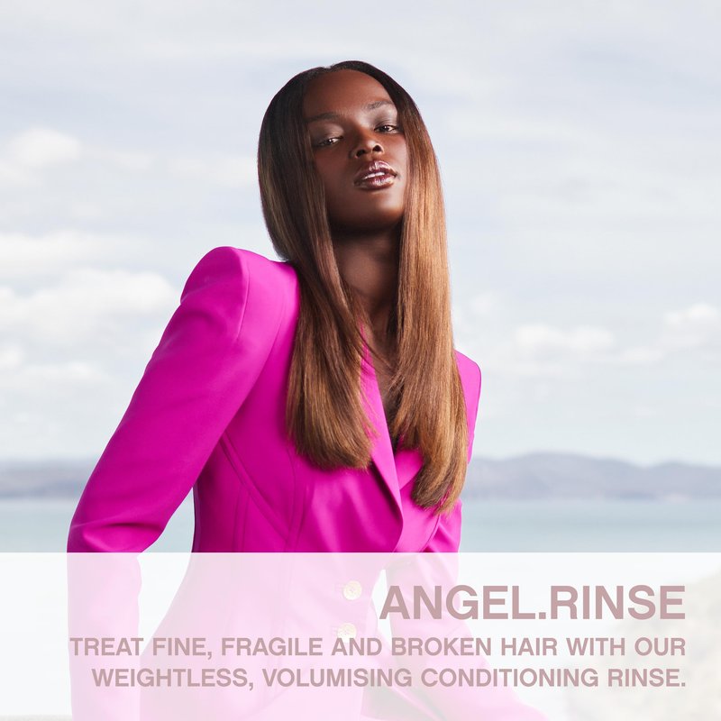 KEVIN.MURPHY ANGEL.RINSE - Hair Repair Conditioner - For Fine Coloured Hair - Colour Safe Conditioner - Sulphate-Free - For Moisture & Conditioning - Delicate Scent - 250 mL / 8.4 fl oz