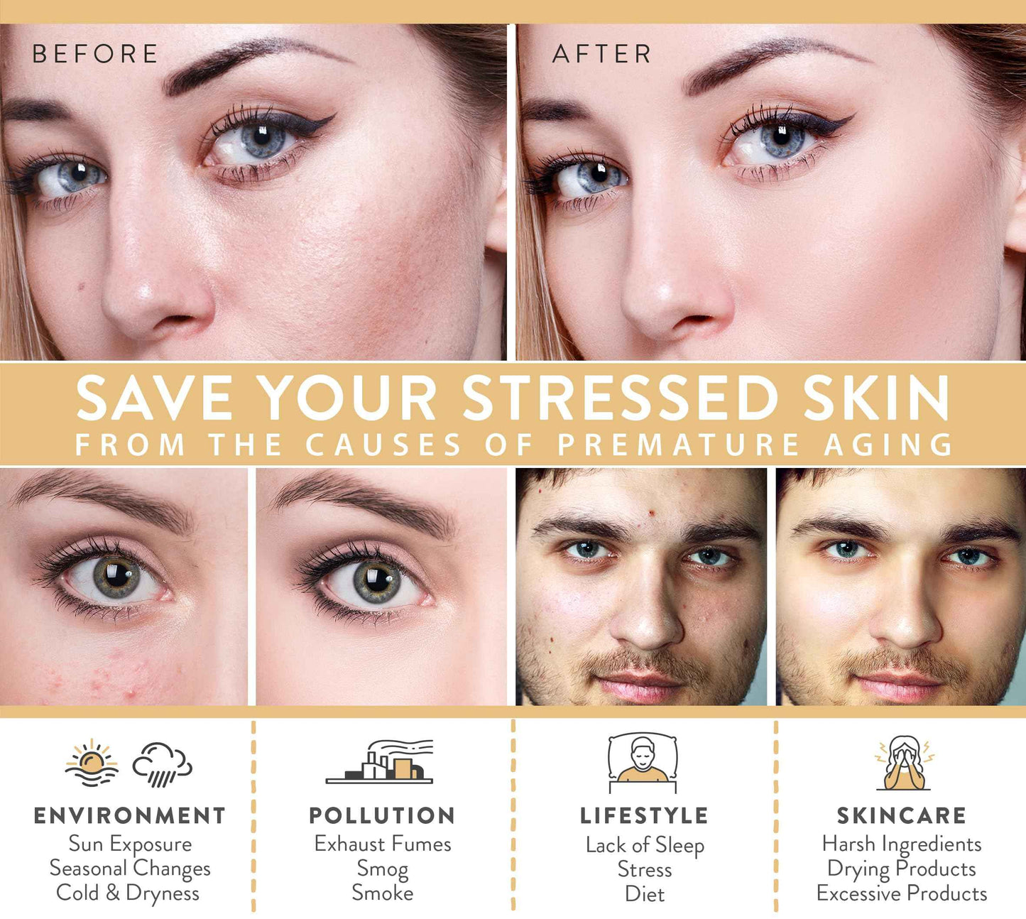 LILY SADO Turmeric Banana Mango Face Moisturizer - Luscious Creamy Nutrient-Rich Natural Daily Facial Cream w Chamomile & Rosemary - Vegan Anti-Aging Lotion For Wrinkles & Fine Lines