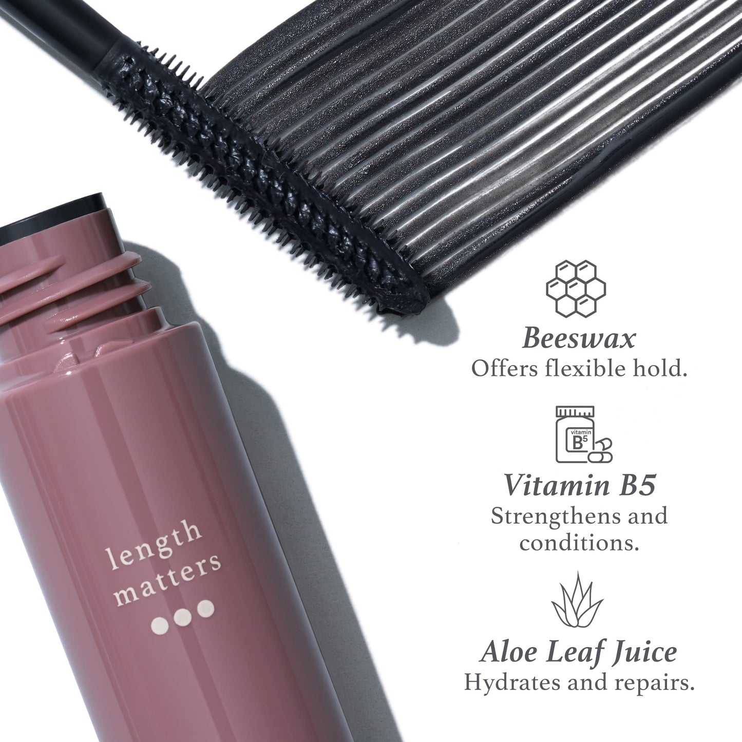 Julep Eyeshadow 101 Cream-to-Powder Waterproof Shadow Stick – Smoky Amethyst Shimmer, Buildable Lengthening Lash Mascara Black,