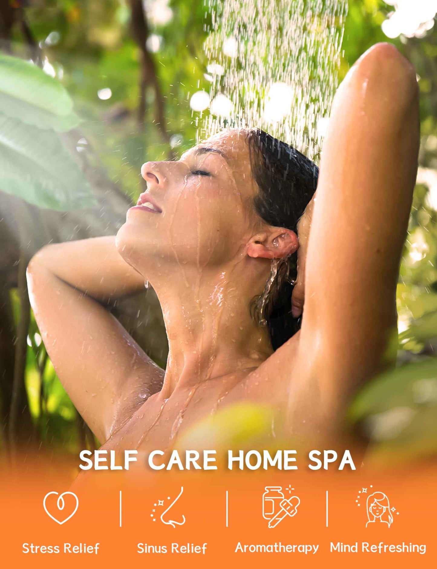 SEONNIX 15 Pack Tangerin & Lemon Shower Steamers Aromatherapy & 8 Pack Shower Steamers Aromatherapy