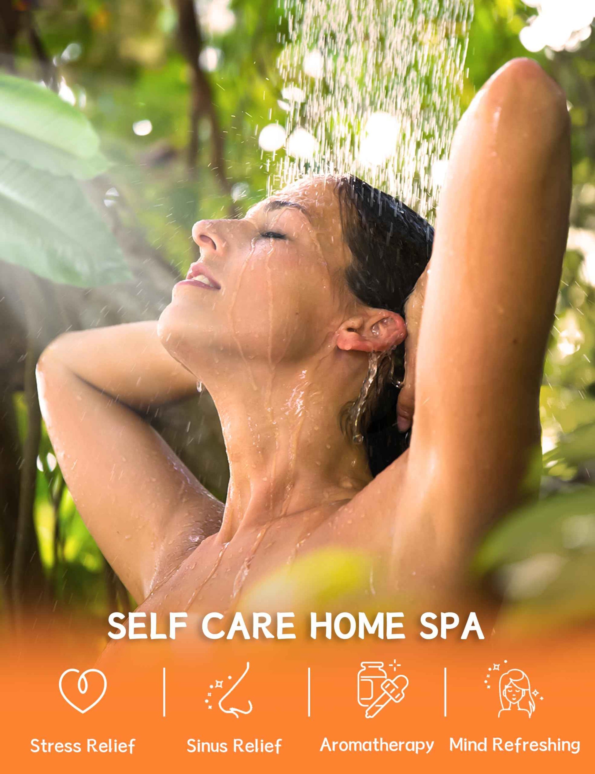 SEONNIX 15 Pack Tangerin & Lemon Shower Steamers Aromatherapy & 8 Pack Shower Steamers Aromatherapy