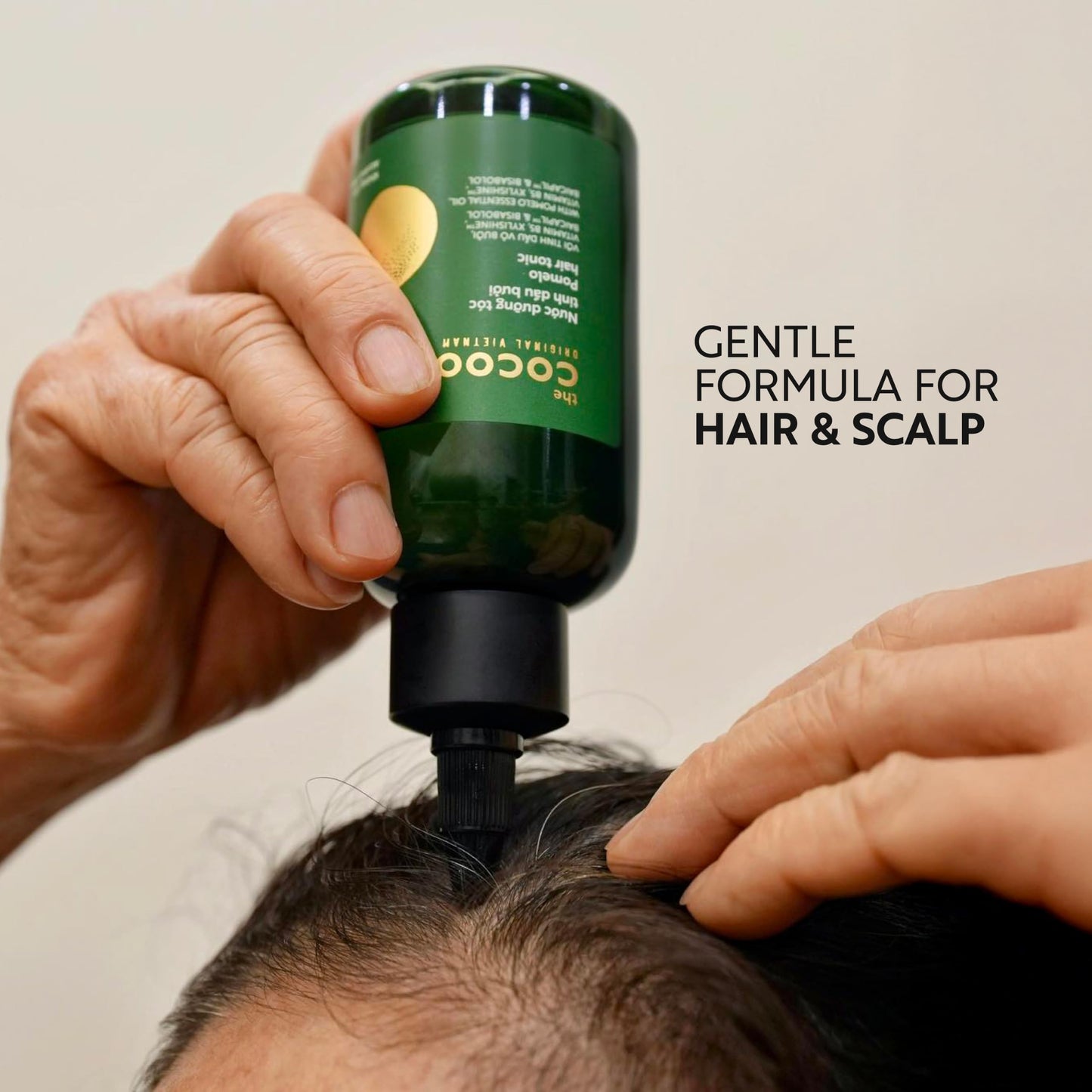 Cocoon Original Vietnam Pomelo Hair Tonic 140ml / 4.73 fl oz – Lightweight Scalp Serum for Thinning Hair, Hydrating, Strengthening & Anti-Breakage with Vitamin B5 & Baicapil