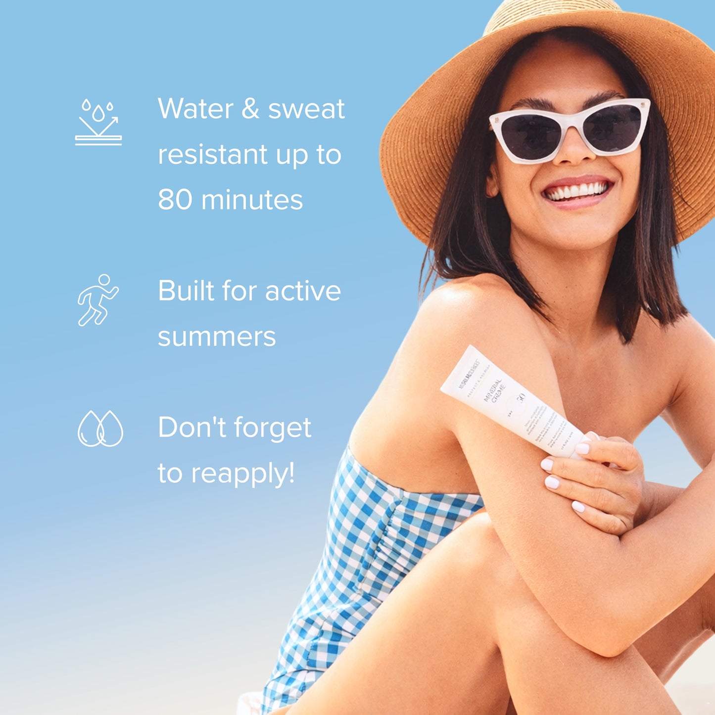 MDSolarSciences Mineral Crème Sunscreen SPF 50 | Water-Resistant Broad Spectrum UV Protection | Zinc Oxide Formula with Antioxidants | No White Cast Sheer Matte Finish | 3.4 Fl Oz