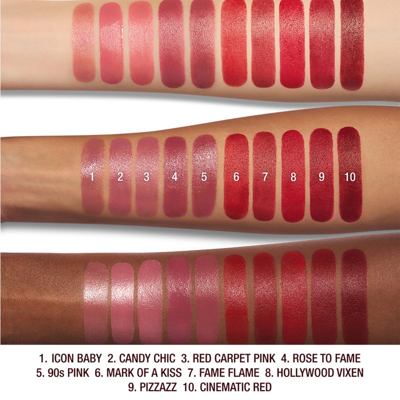 Charlotte Tilbury K.I.S.S.I.N.G Lipstick - Moisturizing & Hydrating Lipstick with Light-Diffusing Pigments for a Luminous Finish & Fuller-Looking Lips - Icon Baby