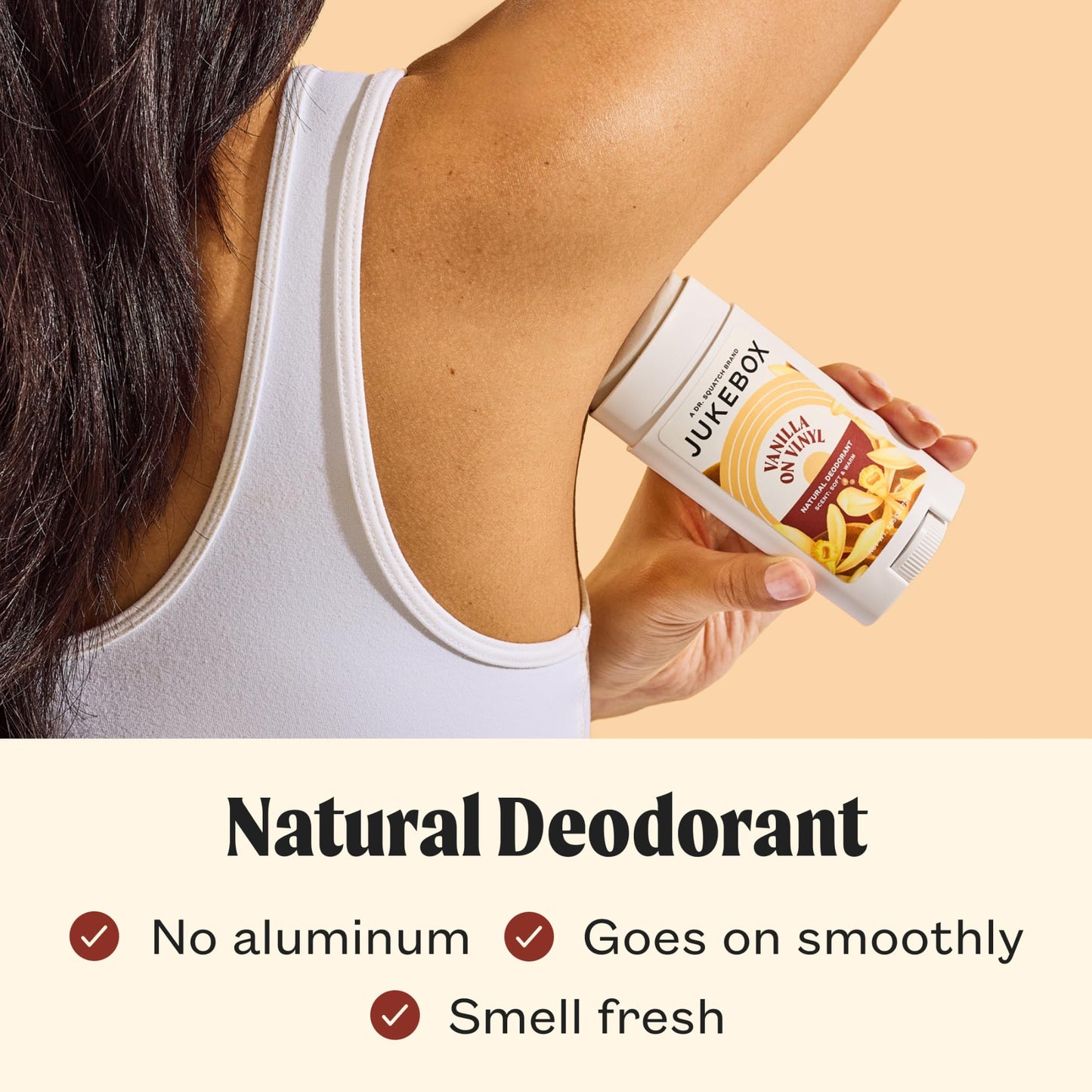 Jukebox Natural Deodorant for Women–Coconut Dreamin', Vanilla on Vinyl & Born To Be Wild, Multi Pack-Aluminum-Free, No Baking Soda, No Harsh Chemicals, Odor Blocking-a Dr. Squatch Brand-2.65oz,3 Pack