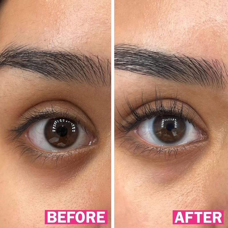 Eyelash Serum Mini for Long-Looking Natural Lashes - Enhances & Strengthens, Travel Size 1mL (0.034 Fl Oz)