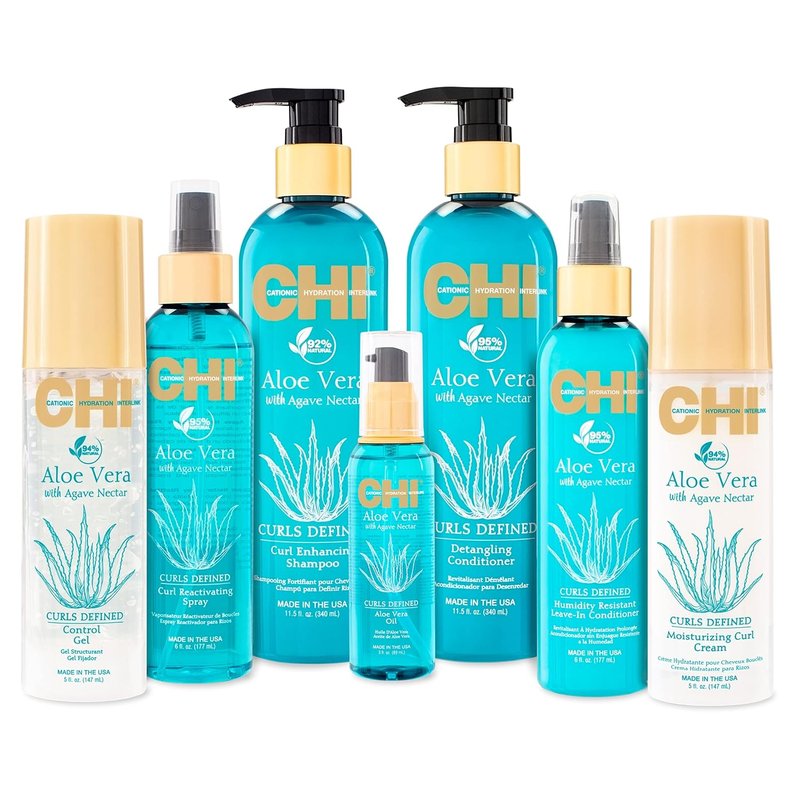 CHI Aloe Vera Detangling Conditioner - Nourishing Formula for All Hair Types | 11.5 oz (Pack of 2)