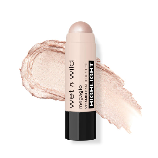 wet n wild MegaGlo Makeup Stick, Buildable Color, Versatile Use, Cruelty-Free & Vegan - When the Nude Strikes