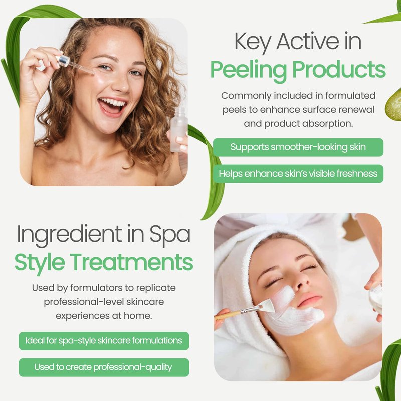 Talsen Chemicals Glycolic Acid Powder DIY Glycolic Crystal Powder is Pure, DIY (8 Oz/226 grams) for Glycolic Acid Face Wash, Glycolic Acid Lotion