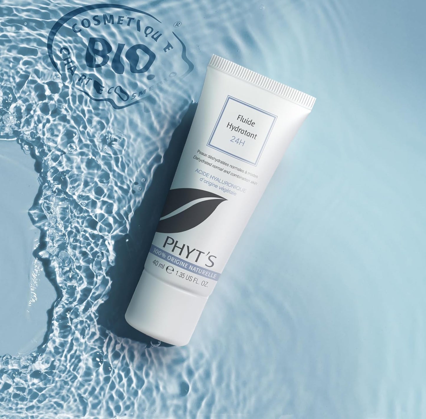 24H Moisturizing Fluid | Aloe Vera Face Moisturizer for Hydration & Shine Control - 1.35 oz