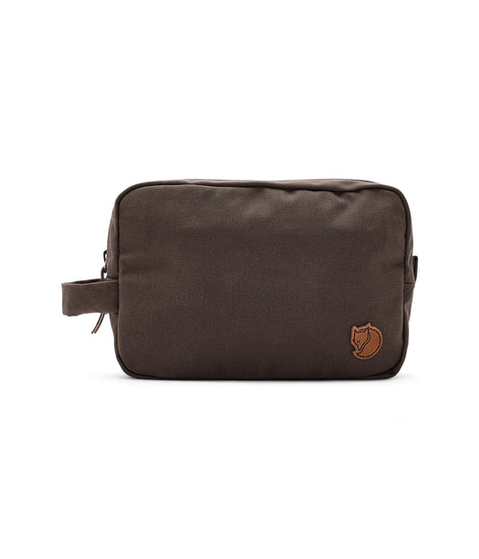 Fjällräven Gear Toiletry Bag - Water-Resistant Fabric, Strong, Reinforced, Durable Fabric - Camping, Travel, Dark Olive, One Size