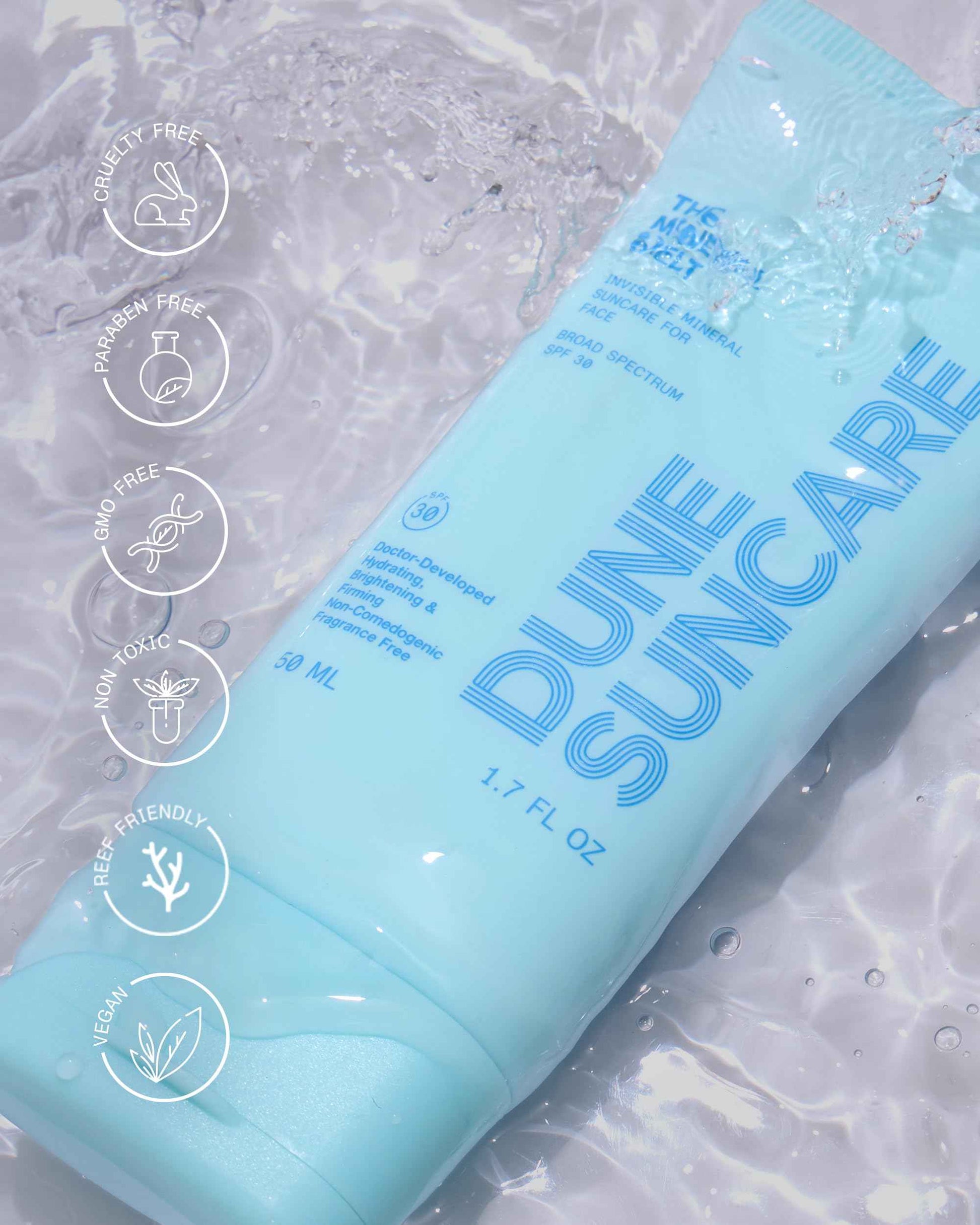 The Mineral Melt – Sheer Mineral Face Sunscreen SPF 30, Broad Spectrum, Fragrance-Free Sunblock – Hydrating, Anti-Aging, Brightening, Peptide-Packed, Award-Winning Formula (1.7 Fl Oz)