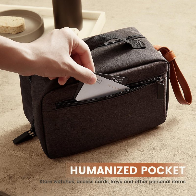 Toiletry Bag for Men, Travel Bag for Toiletries, Hanging Accordion Design with Wide Opening, Waterproof Large Capacity Storage Bag
