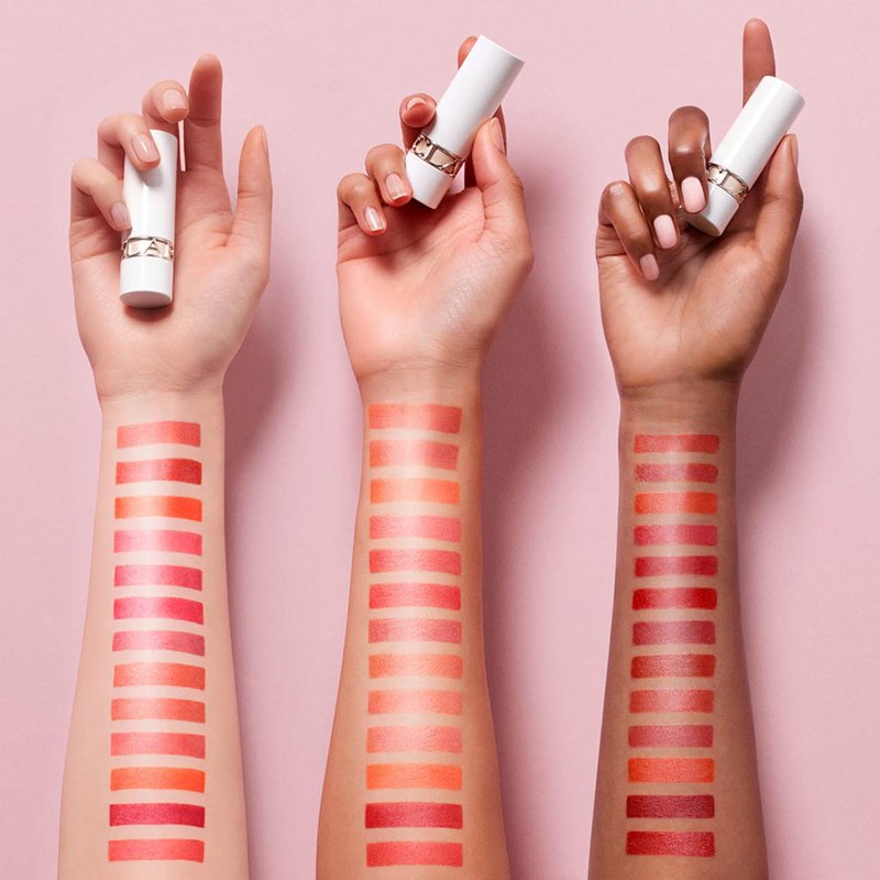 Clarins Joli Rouge Lipstick | Long Lasting, Satin Finish | Hydrating, Nourishing and Lightweight | All Skin Types | 0.1 Ounces