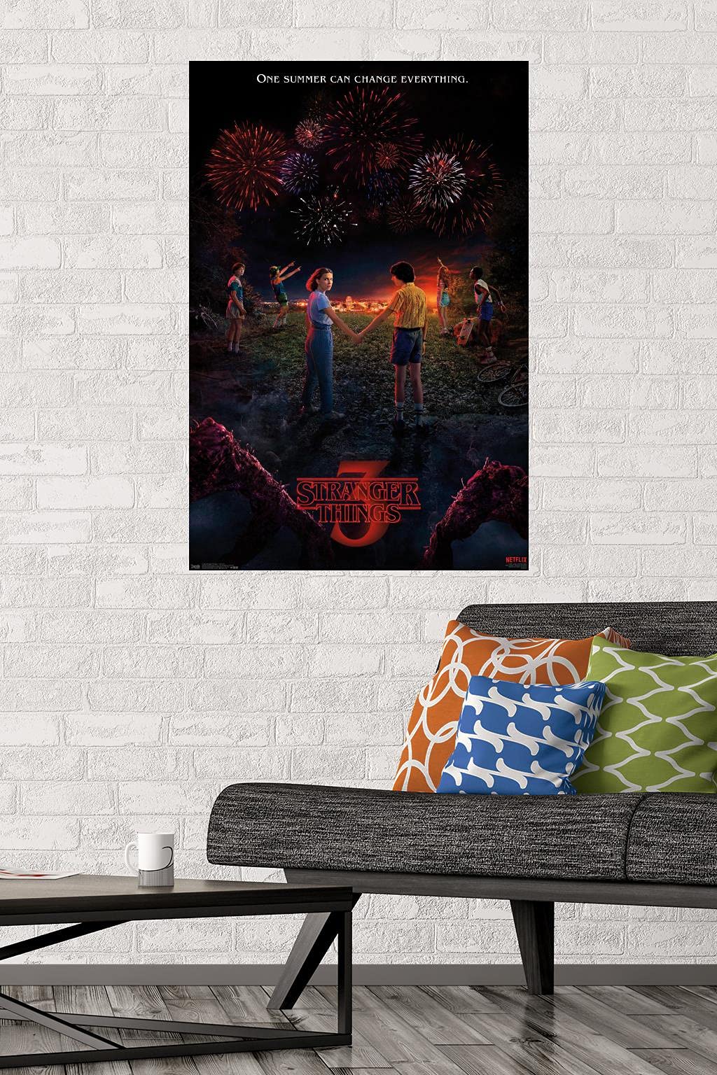 Trends International Netflix Stranger Things: Season 3 - Key Art Wall Poster, 22.375" x 34", Unframed Version