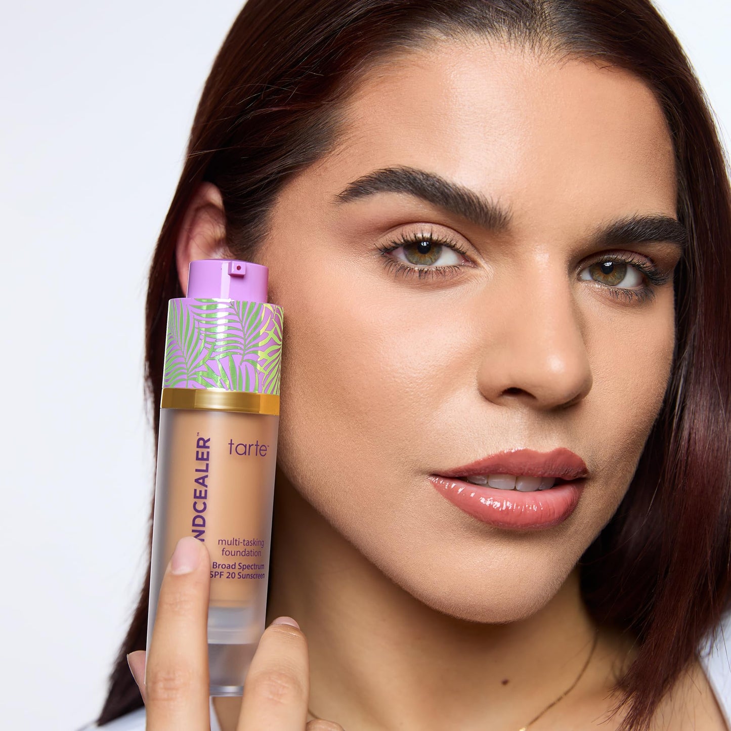tarte babassu foundcealer dewy foundation Broad Spectrum SPF 20 Sunscreen – Foundation & Concealer in 1, Vegan Skincare Makeup, Medium Coverage, Cruelty-Free, full size, 8B porcelain beige