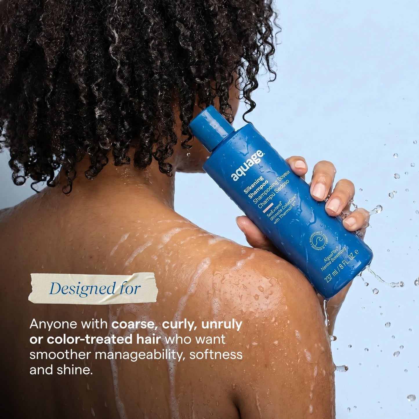 Aquage Silkening Shampoo 8 Fl Oz