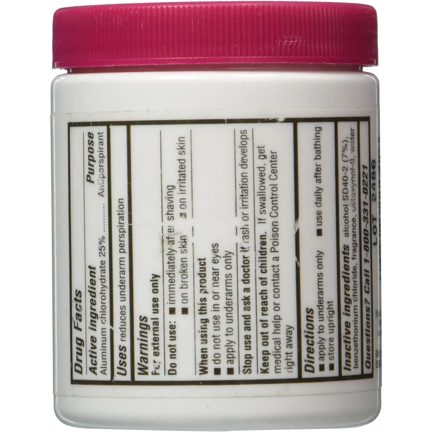 5-Day Anti-Perspirant Deodorant Pads Regular Scent, 75-Count, 5-Pack