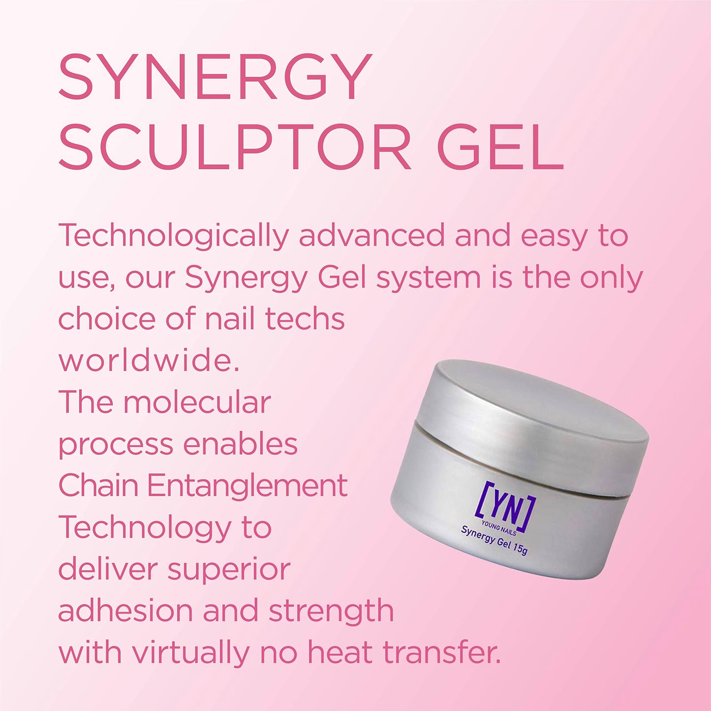 YOUNG NAILS White Sculptor Gel, White, 15 g.