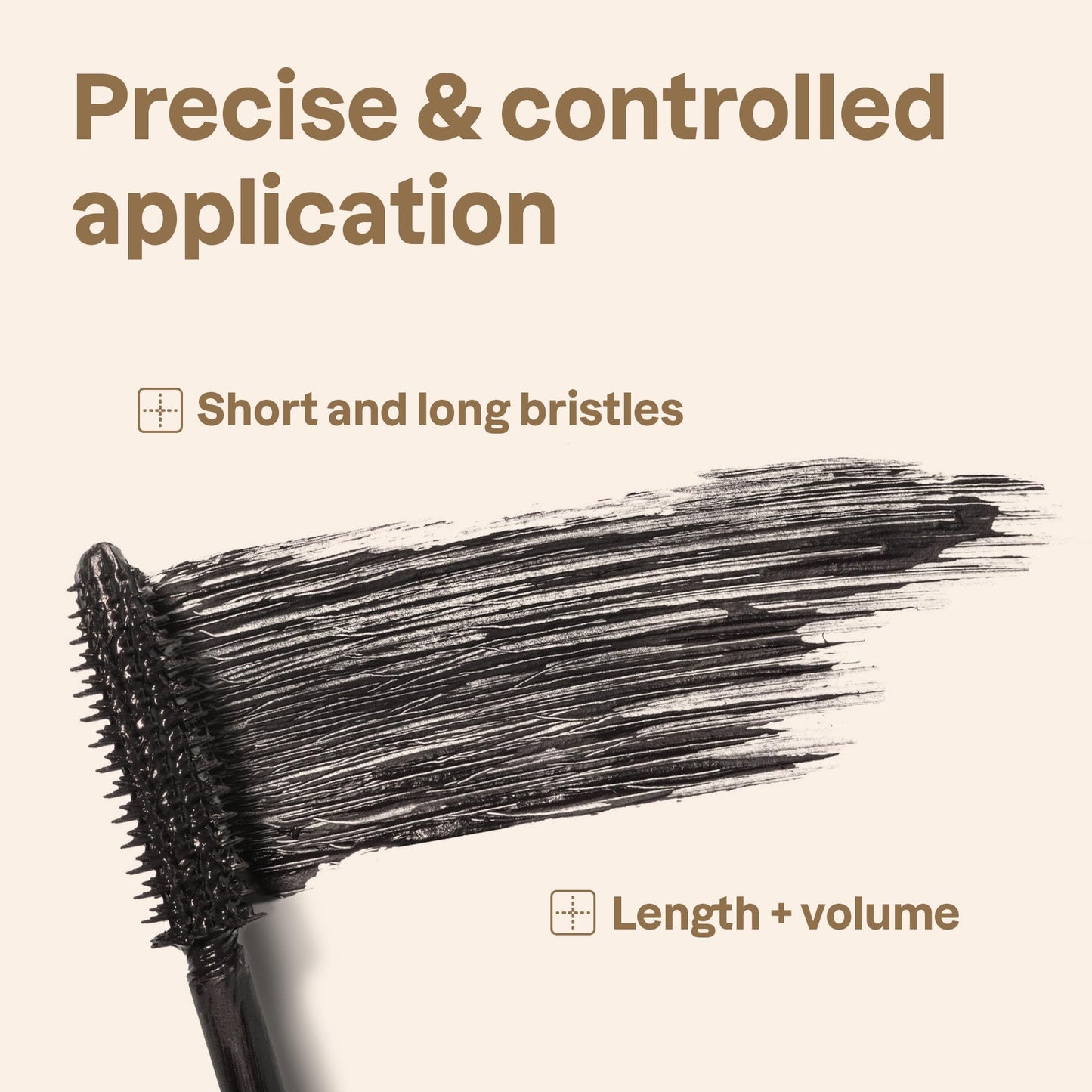 ATTITUDE Oceanly Serum Infused Mascara, EWG Verified, Eye Lash Serum, Length + Volume, Vegan Beauty and Makeup, Black, 0.24 Oz