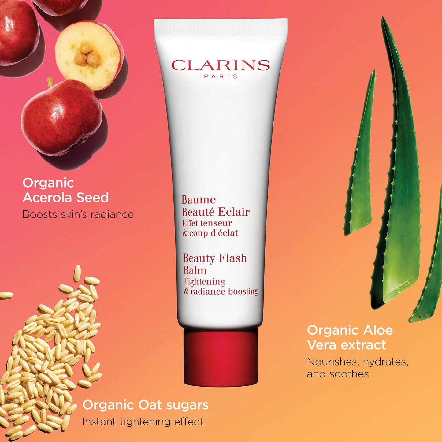 Clarins Instant Smooth Face Primer and Beauty Flash Balm Bundle | Wrinkle-Smoothing Face Primer | 3-in-1 Glow Boosting Face Cream, Makeup Primer, or 10 Minute Mask | All Skin Types