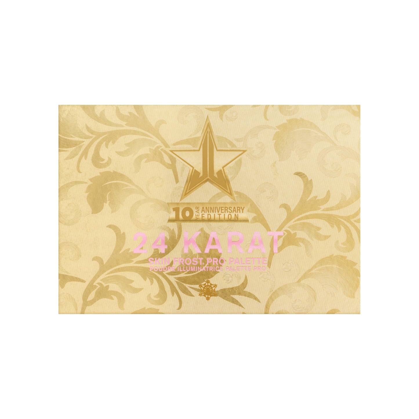 Jeffree Star Cosmetics 24K Skin Frost Palette, 6 Highlighter Shades, 10 Year Anniversary Edition, 0.24 oz Each