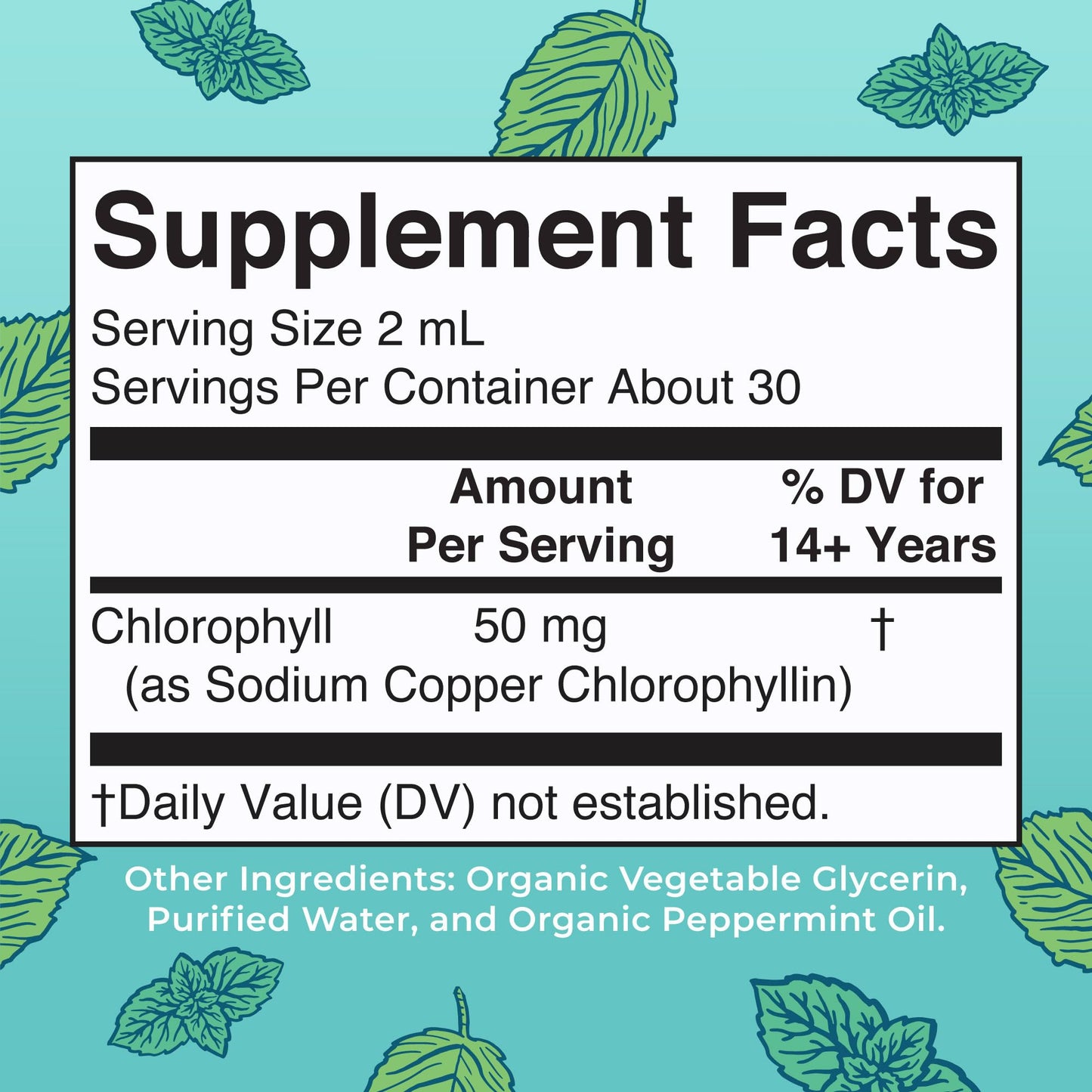 MaryRuth's Chlorophyll Liquid Drops | Clean Label Project Certified® | Vegan | Non-Diluted Liquid Chlorophyll| Mulberry Derived Supplement for Ages 14+ | Non-GMO | Delicious Minty Flavor | 2 Fl Oz