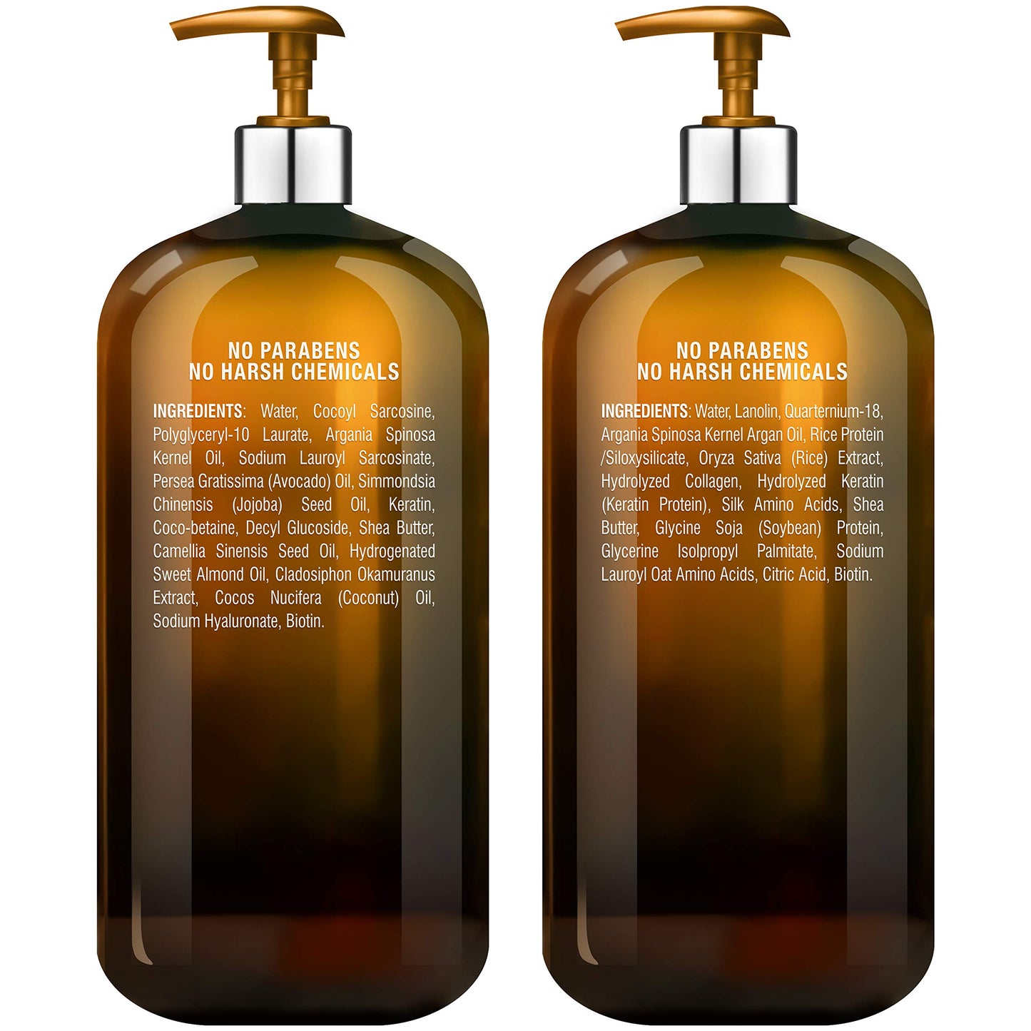 MAJESTIC PURE Argan Oil Shampoo and Conditioner Set | Nourishing & Promotes Soft and Silky Hair | Sulfate Free | For All Hair Types, Men and Women - 2 x 16 fl oz