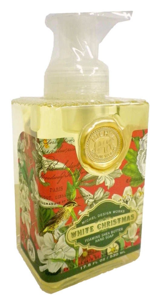 Michel Design Works Foaming Hand Soap, White Christmas, 17.8 Fluid Ounce