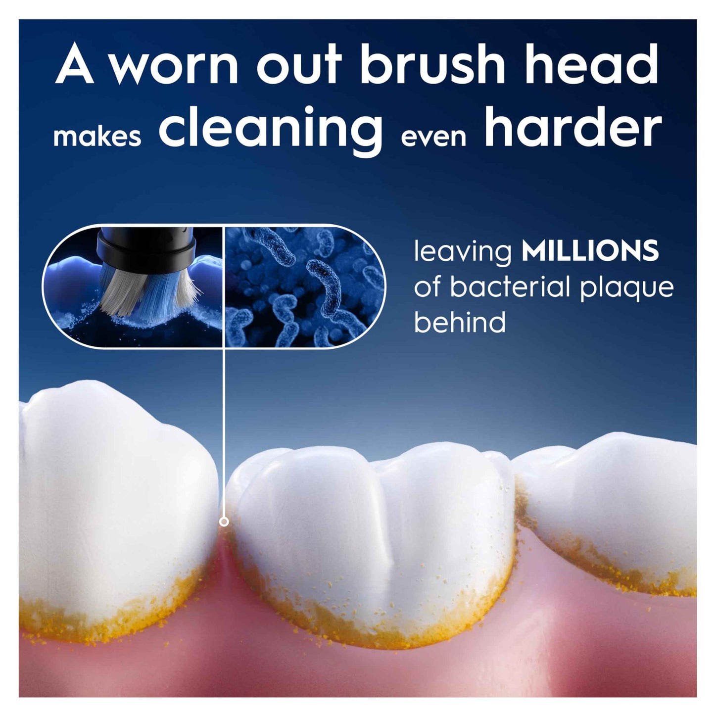 Oral-B iO Ultimate Clean Electric Toothbrush Head, Twisted & Angled Bristles for Deeper Plaque Removal, Pack of 2 Toothbrush Heads, Black