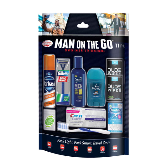 Convenience Kits International Mens On The Go MAN OTG 11PC FOIL BAG