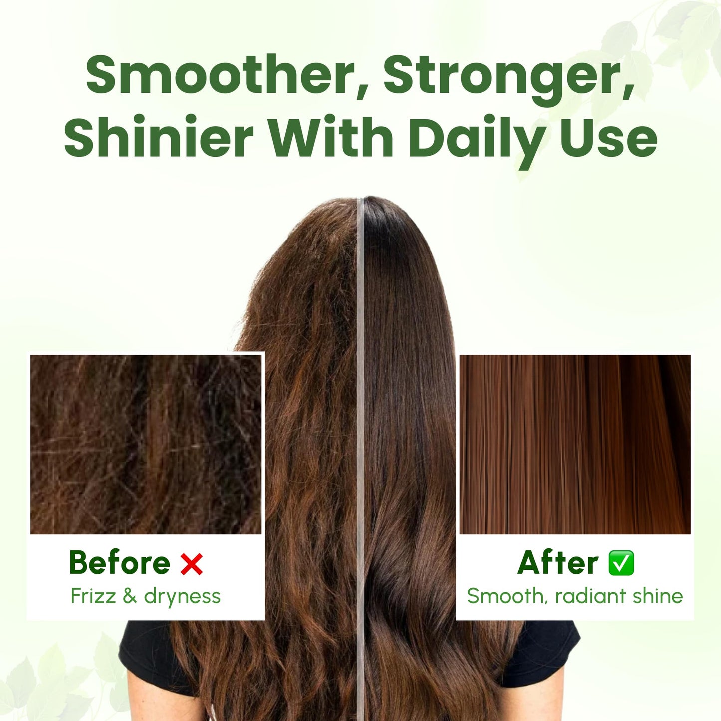 Annoor Ayuverdic Herbal Conditioner 16.9 Fl Oz | Plant-Based | Paraben and Sulfate-Free | With Shea Butter, Argan Oil, Castor Oil, Rice Protein and 10+ Herbs | Shine, Volume and Strength