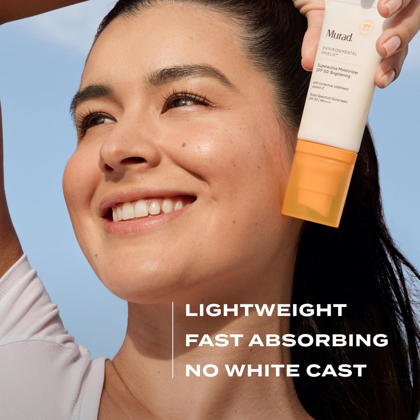 Murad Superactive Brightening Moisturizer SPF 50 Travel - Vitamin C Packed Hydrating Ulta Sheer Facial Sunscreen W/Lipid-boosting Technology for Preventative Aging Protection from UVA/UVB - 0.8 Fl Oz