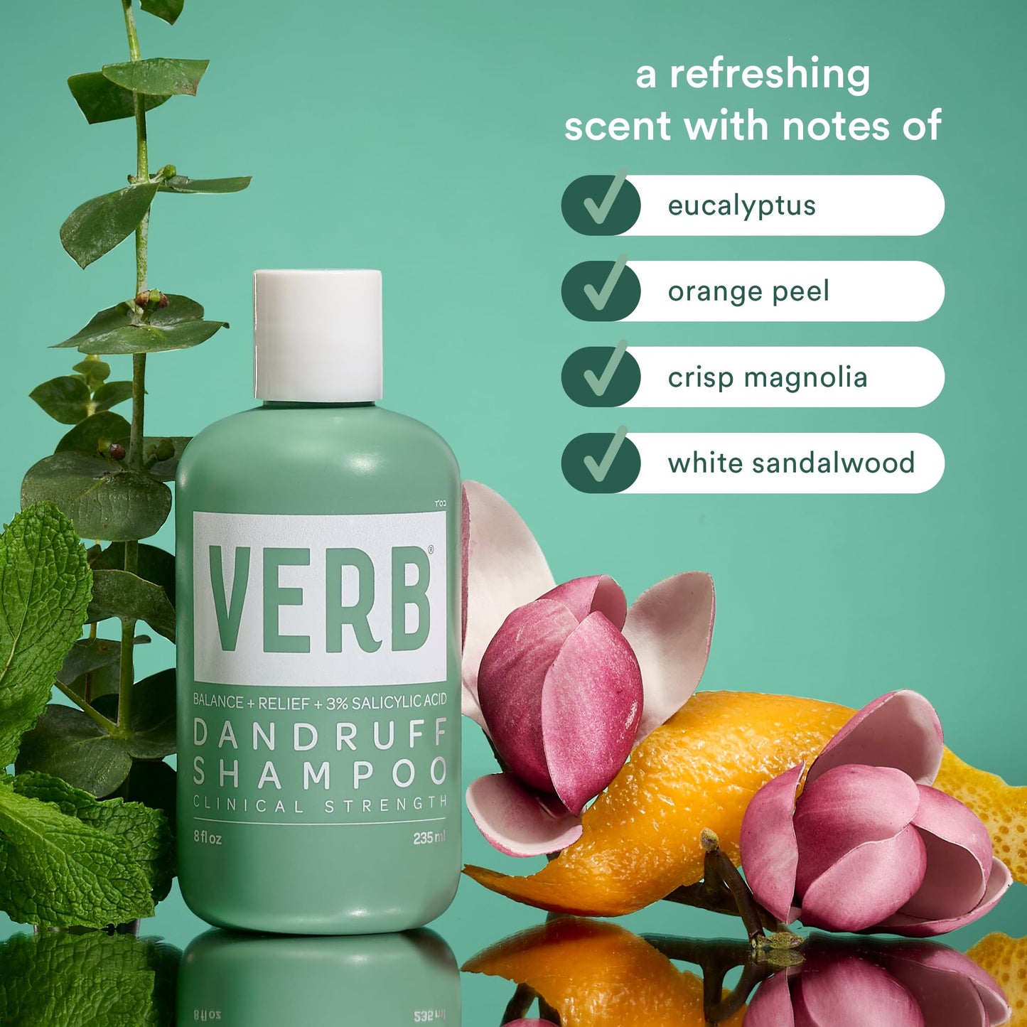 VERB® Scalp Care Bundle: Dandruff Shampoo, 8 fl oz + Ghost Scalp Exfoliating Nectar - Gently cleanse and remove dandruff and buildup for a clean, nourished scalp + moisturized hair