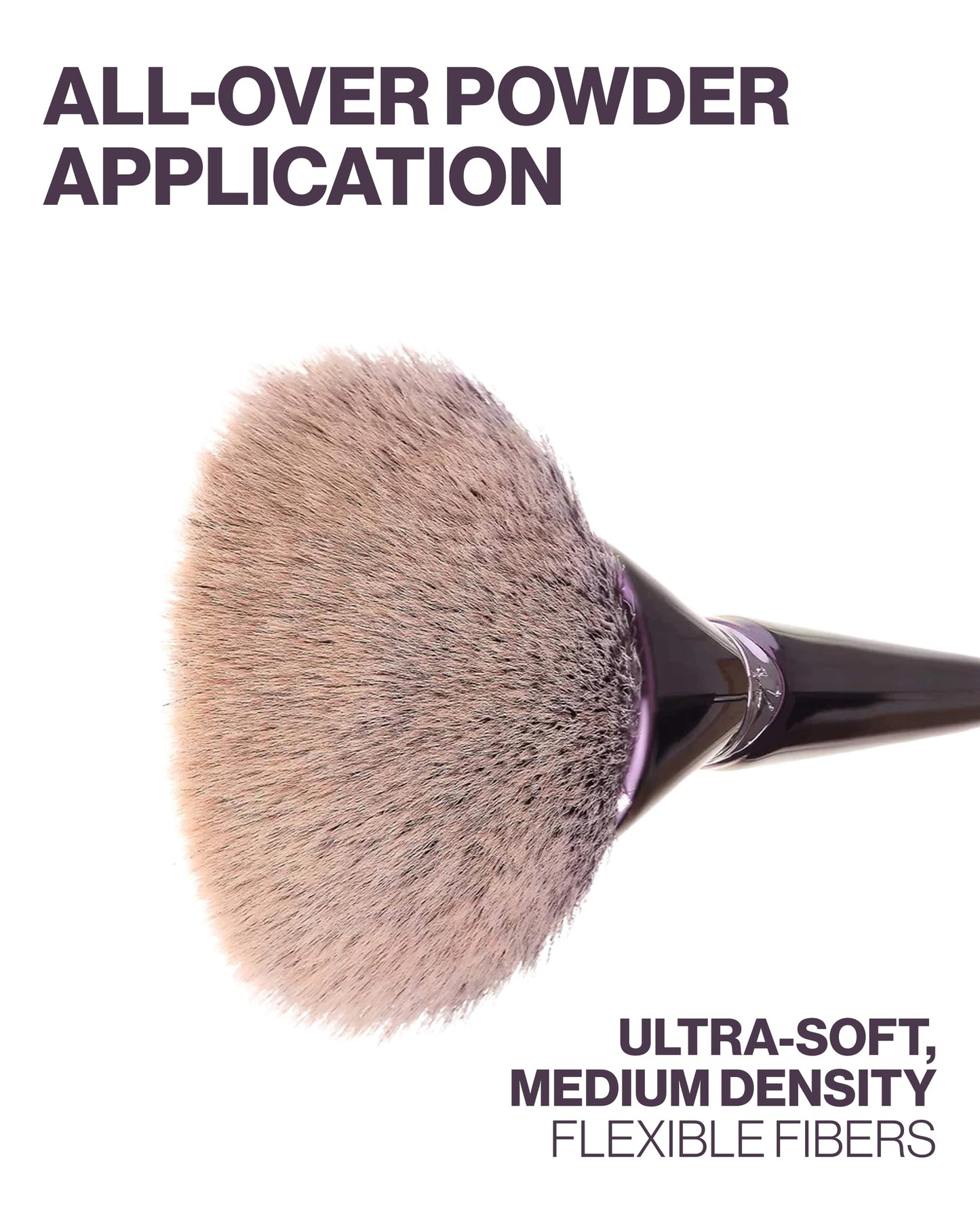 Anisa Beauty Multi-Powder Brush | Large Makeup Brush for Setting Powder, Blush, Bronzer and Foundation | Soft Vegan & Cruelty Free Fibers for Blurring and Finishing